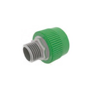 ADAPTADOR MACHO POLIPROPILENO FUSIÓN - NPT AZUL Y VERDE